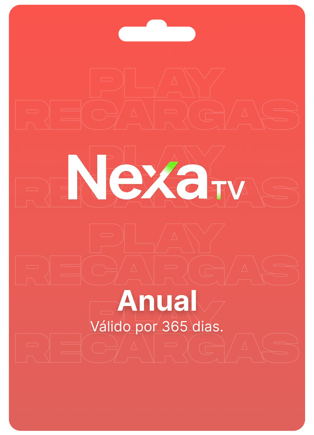 gift card- nexa tv - anual
